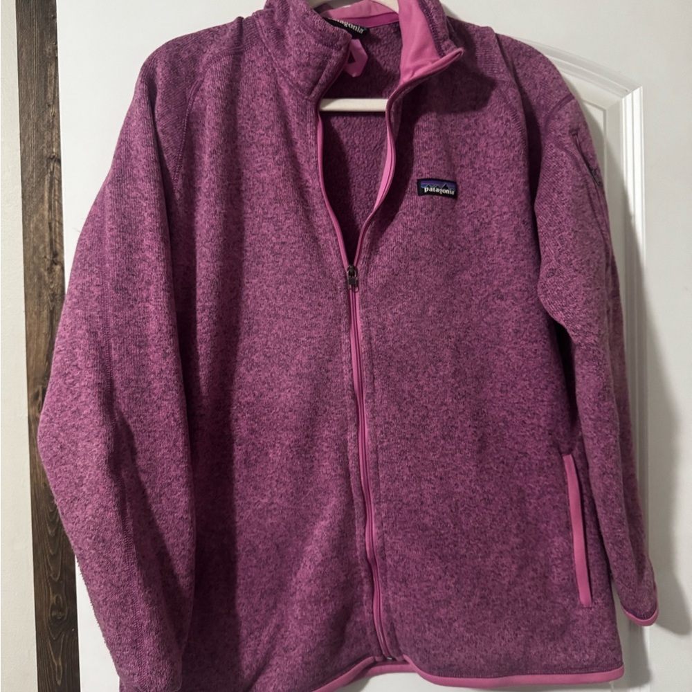 Patagonia Magenta Full-Zip Fleece Jacket